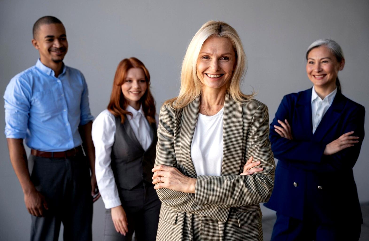 Equipo de expertos en análisis financiero trabajando en proyecto empresarial